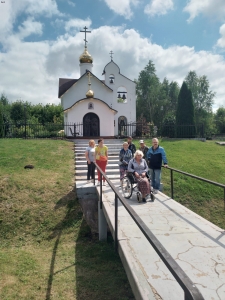Сегодня организовали поездку на источник преподобного Сергия Радонежского.