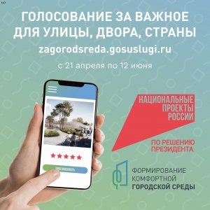 Онлайн-голосования по выбору общественных территорий для благоустройства в 2026 году.