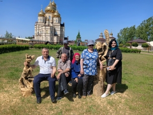 Сегодня состоялась поездка с экскурсией в Духовно-православный центр «Вятский посад».