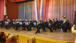 Во вторник 20 февраля получатели социальных услуг нашего учреждения побывали на выступлении военного оркестра Академии ФСО города Орла.